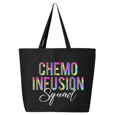 Chemo Infusion Squad Leopard Tie Dye Chemo Infusion Nurse 25L Jumbo Tote