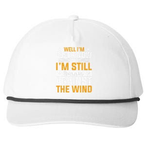 CHRISTIANITY I'm Still Running Against The Wind Snapback Five-Panel Rope Hat