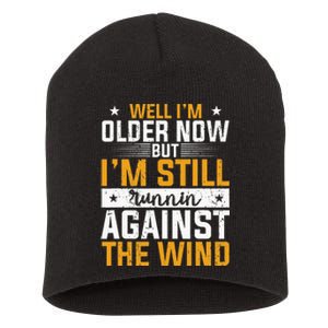 CHRISTIANITY I'm Still Running Against The Wind Short Acrylic Beanie