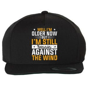 CHRISTIANITY I'm Still Running Against The Wind Wool Snapback Cap