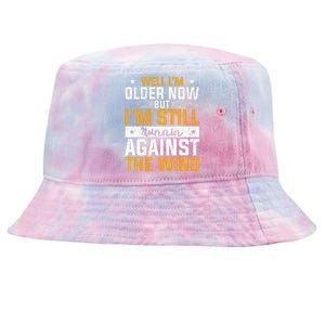 CHRISTIANITY I'm Still Running Against The Wind Tie-Dyed Bucket Hat