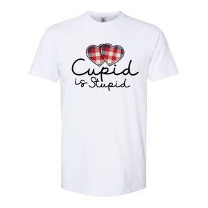 Cupid Is Stupid Valentines Day Funny Softstyle CVC T-Shirt