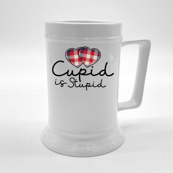 Cupid Is Stupid Valentines Day Funny Beer Stein