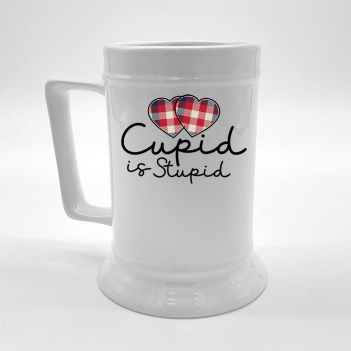 Cupid Is Stupid Valentines Day Funny Beer Stein