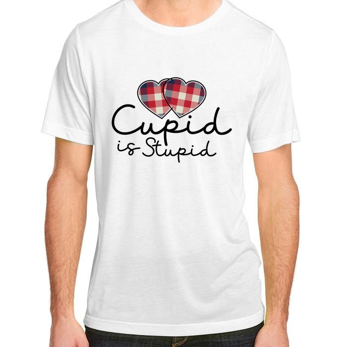 Cupid Is Stupid Valentines Day Funny Adult ChromaSoft Performance T-Shirt