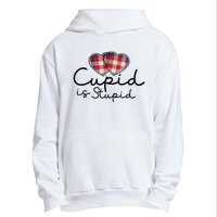 Cupid Is Stupid Valentines Day Funny Urban Pullover Hoodie