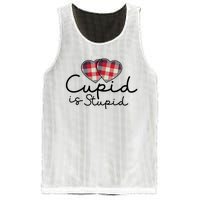 Cupid Is Stupid Valentines Day Funny Mesh Reversible Basketball Jersey Tank