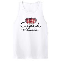 Cupid Is Stupid Valentines Day Funny PosiCharge Competitor Tank