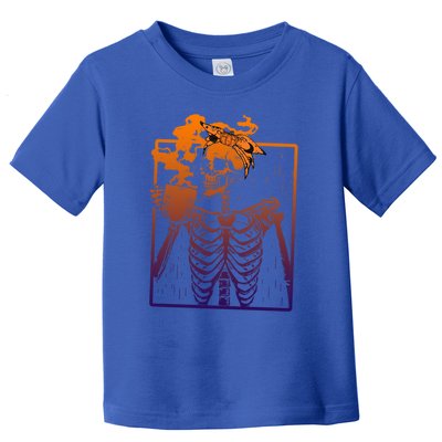 Coffee Ing Skeleton Diy Halloween Messy Bun Gift Toddler T-Shirt