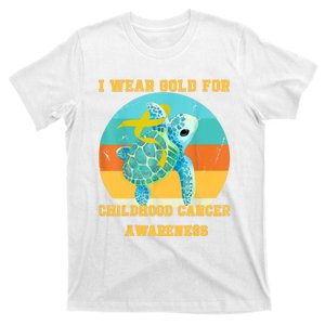 Cancer In September I Wear For Childhood Cancer Awareness T-Shirt