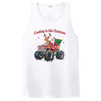 Crushing In This Christmas Holiday Xmas Santa Claus Reindeer PosiCharge Competitor Tank