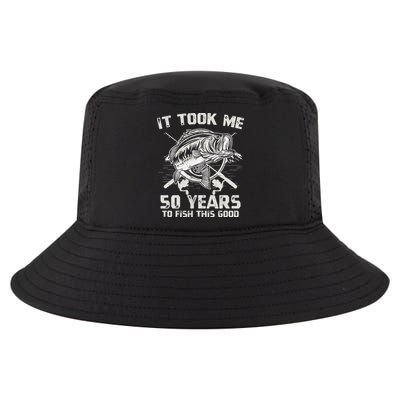 Cute It Took Me 50 Years To Fish 50th Birthday Gift Cool Comfort Performance Bucket Hat