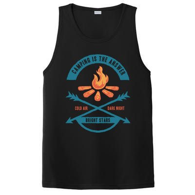 Camping Is The Answer PosiCharge Competitor Tank