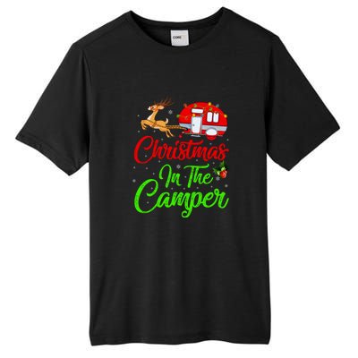 Christmas In The Camper Xmas Lighting Camping RV Christmas Gift Tall Fusion ChromaSoft Performance T-Shirt