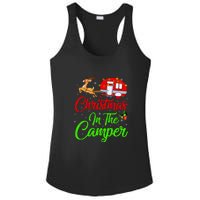 Christmas In The Camper Xmas Lighting Camping RV Christmas Gift Ladies PosiCharge Competitor Racerback Tank