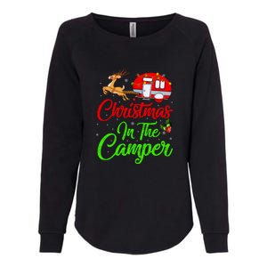 Christmas In The Camper Xmas Lighting Camping RV Christmas Gift Womens California Wash Sweatshirt