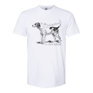 Can I Take My Hounds To Heaven Can I Heart On GodS Land Softstyle CVC T-Shirt