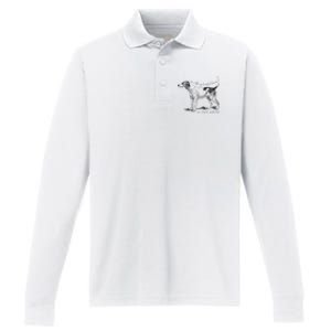 Can I Take My Hounds To Heaven Can I Heart On GodS Land Performance Long Sleeve Polo