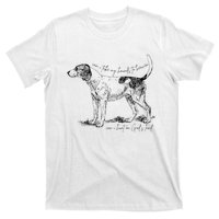 Can I Take My Hounds To Heaven Can I Heart On GodS Land T-Shirt