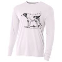 Can I Take My Hounds To Heaven Can I Heart On GodS Land Cooling Performance Long Sleeve Crew