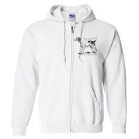 Can I Take My Hounds To Heaven Can I Heart On GodS Land Full Zip Hoodie