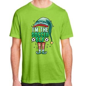 Christmas IM The Soccer Elf Football Goalie Goaltender Gift Adult ChromaSoft Performance T-Shirt