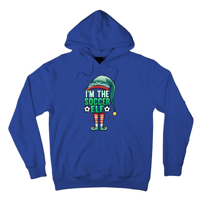 Christmas IM The Soccer Elf Football Goalie Goaltender Gift Hoodie