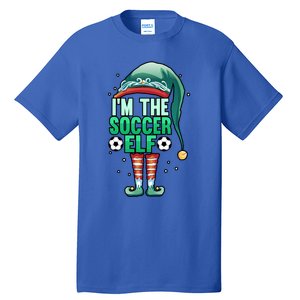 Christmas IM The Soccer Elf Football Goalie Goaltender Gift Tall T-Shirt