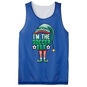 Christmas IM The Soccer Elf Football Goalie Goaltender Gift Mesh Reversible Basketball Jersey Tank