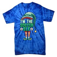 Christmas IM The Soccer Elf Football Goalie Goaltender Gift Tie-Dye T-Shirt