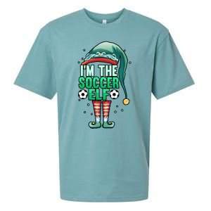 Christmas IM The Soccer Elf Football Goalie Goaltender Gift Sueded Cloud Jersey T-Shirt