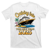 Cruising Into The New Year 2025 Family Cruise Holiday 2025 T-Shirt