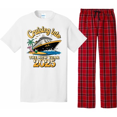 Cruising Into The New Year 2025 Family Cruise Holiday 2025 Pajama Set