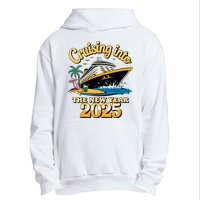 Cruising Into The New Year 2025 Family Cruise Holiday 2025 Urban Pullover Hoodie