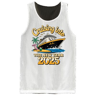 Cruising Into The New Year 2025 Family Cruise Holiday 2025 Mesh Reversible Basketball Jersey Tank