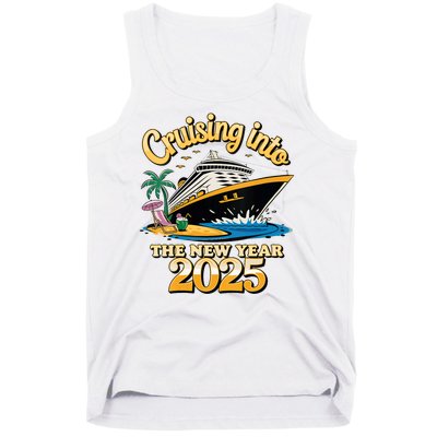 Cruising Into The New Year 2025 Family Cruise Holiday 2025 Tank Top