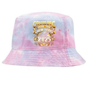 Cruising Into The New Year 2025 Family New Year Trip 2025 Tie-Dyed Bucket Hat