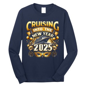 Cruising Into The New Year 2025 Family New Year Trip 2025 Long Sleeve Shirt