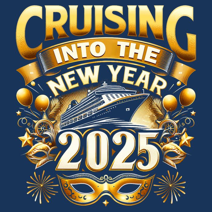 Cruising Into The New Year 2025 Family New Year Trip 2025 Long Sleeve Shirt