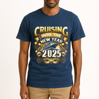 Cruising Into The New Year 2025 Family New Year Trip 2025 Tall T-Shirt