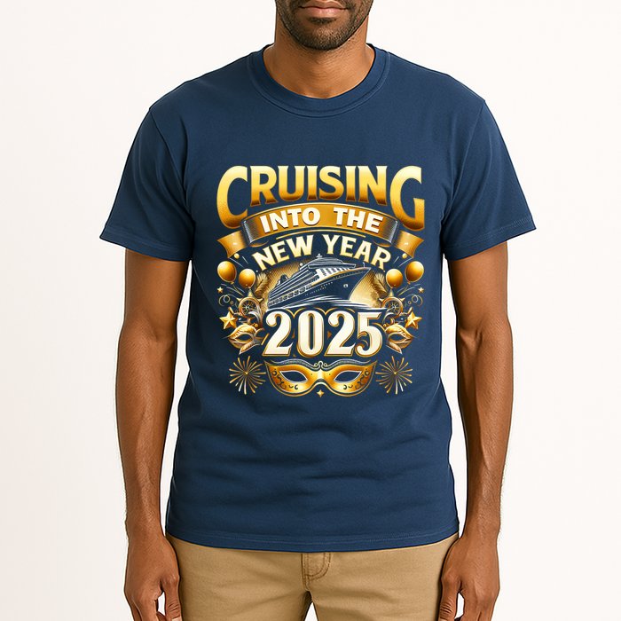 Cruising Into The New Year 2025 Family New Year Trip 2025 Tall T-Shirt