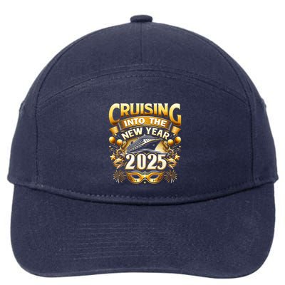 Cruising Into The New Year 2025 Family New Year Trip 2025 7-Panel Snapback Hat