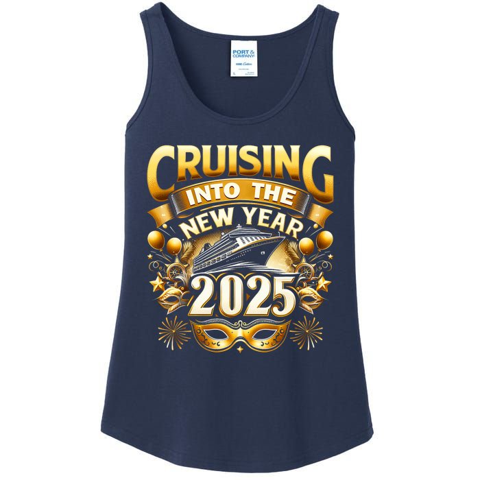 Cruising Into The New Year 2025 Family New Year Trip 2025 Ladies Essential Tank