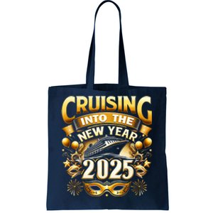 Cruising Into The New Year 2025 Family New Year Trip 2025 Tote Bag