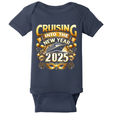 Cruising Into The New Year 2025 Family New Year Trip 2025 Baby Bodysuit