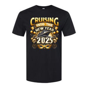 Cruising Into The New Year 2025 Family New Year Trip 2025 Softstyle CVC T-Shirt