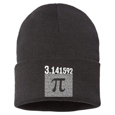Coincidence I Think Not 3 14 Pie Love Math Day Happy Pi Day Gift Sustainable Knit Beanie