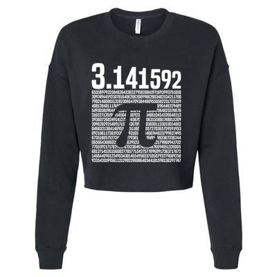 Coincidence I Think Not 3 14 Pie Love Math Day Happy Pi Day Gift Cropped Pullover Crew