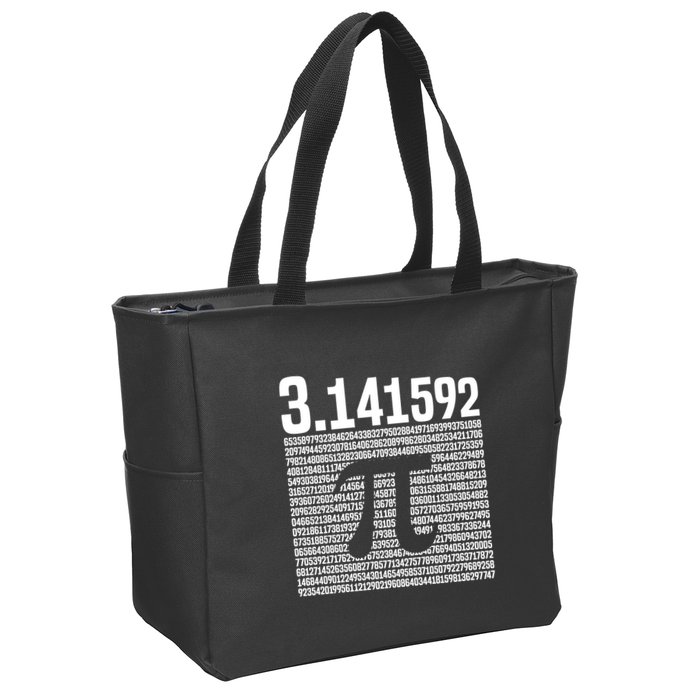 Coincidence I Think Not 3 14 Pie Love Math Day Happy Pi Day Gift Zip Tote Bag