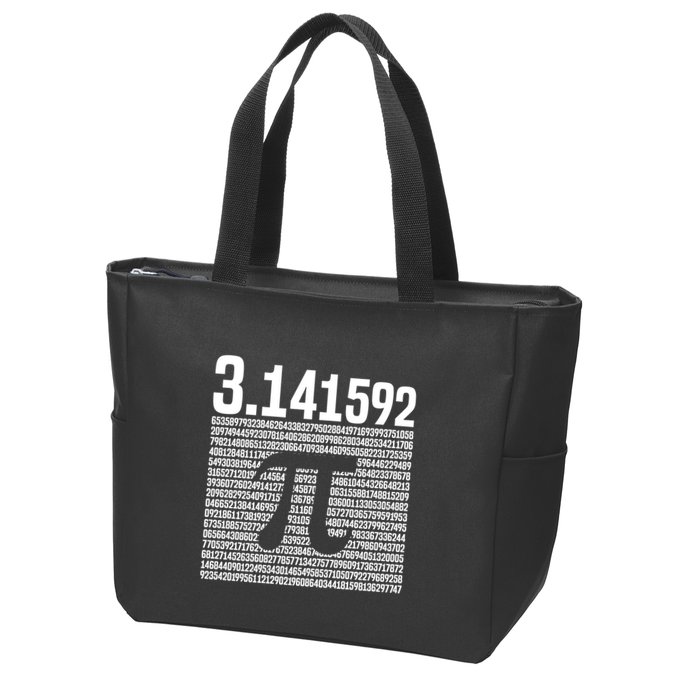 Coincidence I Think Not 3 14 Pie Love Math Day Happy Pi Day Gift Zip Tote Bag